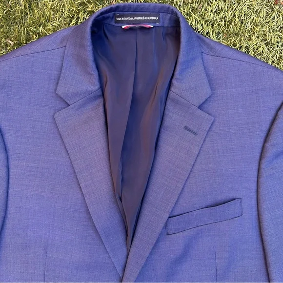 Tommy Hilfiger Men's Modern-Fit Wool-Blend Suit Set Blazer Dress Pants 42R 34x30